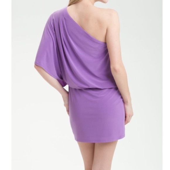 Periwinkle - Jessica Simpson One Shoulder Dress - Picture 2 of 7
